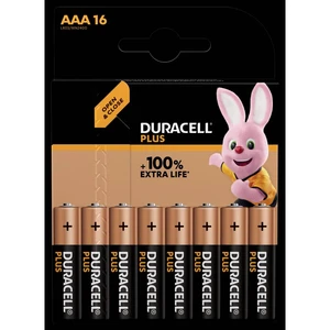 Duracell Plus-AAA CP16 mikrotužková batérie typu AAA  alkalicko-mangánová  1.5 V 16 ks