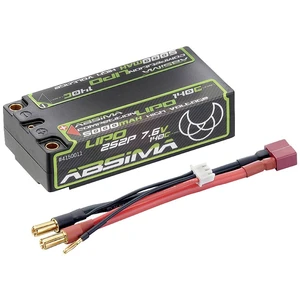 Absima akupack Li-Pol 7.6 V 5000 mAh Počet článkov: 4 140 C Hardcase 5 mm, T zásuvka