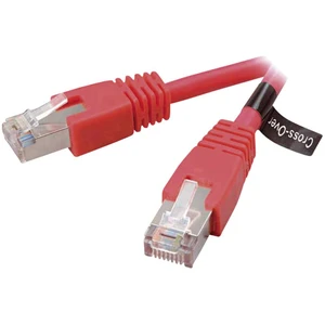 Vivanco RJ45 (krížený) sieťový prepojovací kábel CAT 5e S/FTP 2.00 m červená