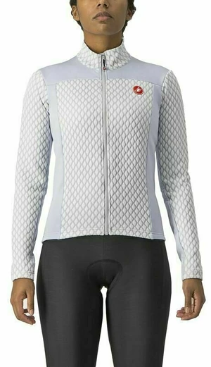 Castelli Sfida 2 FZ Koszulka Silver Gray/White S