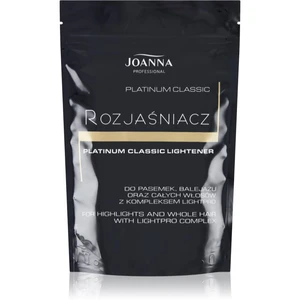 Joanna Professional Platinum Classic zosvetľujúci púder pre blond a melírované vlasy 450 g