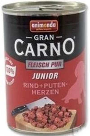 Animonda Grancarno Junior Konzerva - Hovädzie+Morka srdce 400g