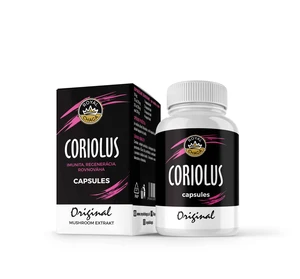 Royal Chaga Coriolus kapsule extrakt