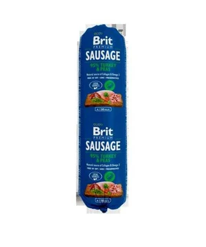 Brit Sausage Turkey & Pea 800g