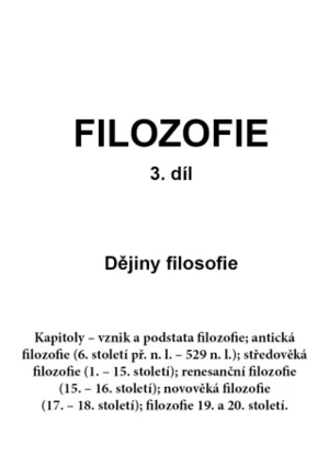 FILOZOFIE 3. díl - Jan Volf - e-kniha