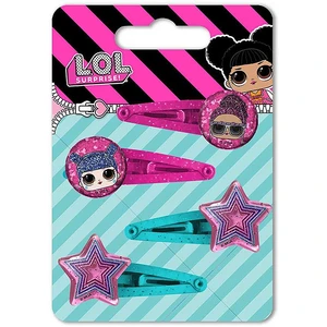 L.O.L. Surprise Hair clip Set sponky do vlasov pre deti 4 ks