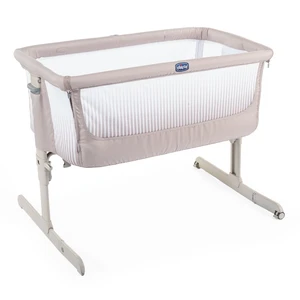 CHICCO Postieľka Next2Me Air - Dark Beige