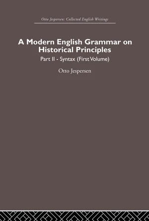 A Modern English Grammar on Historical Principles