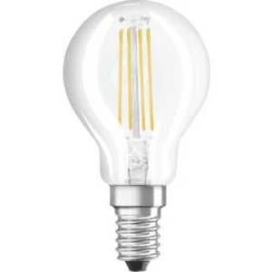 LED žárovka OSRAM 4058075114340 230 V, E14, 5.00 W = 44 W, teplá bílá, A++ (A++ - E), kapkovitý tvar, 1 ks