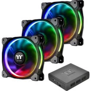 PC větrák s krytem Thermaltake RIING PLUS 12 LED RGB (š x v x h) 120 x 120 x 25 mm