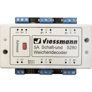 Viessmann 5280 Multiprotokolový spínací a výhybkový dekodér