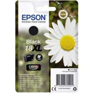 Epson Ink T1811, 18XL originál černá C13T18114012