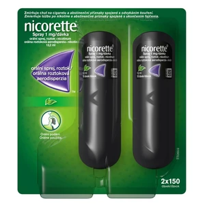 NICORETTE Sprej 1 mg/dávka 2 x 150 dávek 13,2 ml