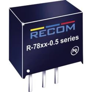 DC/DC měnič Recom R-786.5-0.5 (80099077), výstup 6,5 V/DC / 0,5 A, vstup 8 - 32 V/DC, SIP 3