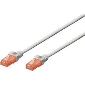 Síťový kabel RJ45 Digitus DK-1617-150, CAT 6, U/UTP, 15.00 m, šedá