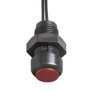 Tlačítko Elobau 145MT01A-RD, 11 mm, 48 V DC/AC, 0,2 A, kabel bez kon., 1x zap/(vyp)