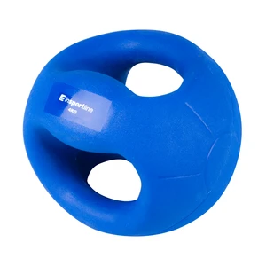 Medicineball s úchopy inSPORTline Grab Me 4 kg