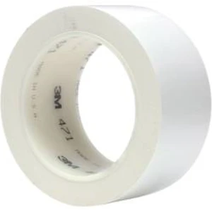 PVC tape 3M 471F 471W50, (d x š) 33 m x 50 mm, bílá, 1 ks