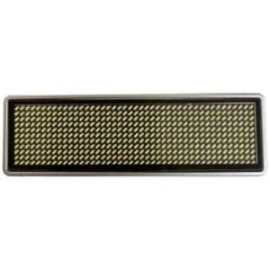 LED štítek se jménem 125908 125908, 125908, 44 x 11 Pixel, (š x v x h) 93 x 30 x 6 mm, bílá