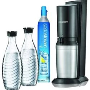 Sodastream Crystal 2.0 titan 1016512417 vč. 2 skleněných nádob, a 1 CO2 nádoba