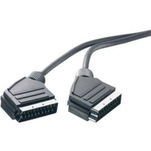 SCART TV, přijímač kabel SpeaKa Professional SP-7869844, 1.50 m, černá