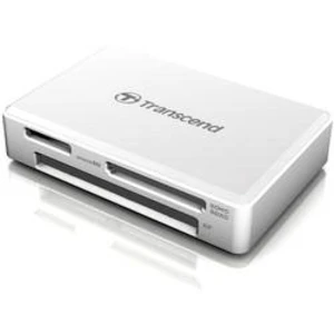 Externí čtečka paměťových karet Transcend TS-RDF8W2, USB 3.2 Gen 2 (USB 3.1), bílá