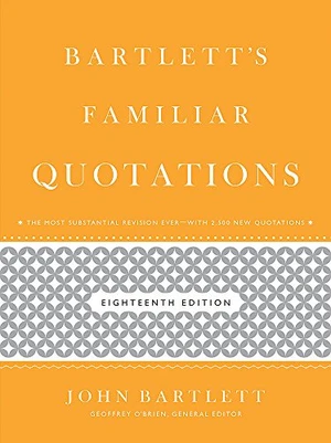 Bartlett's Familiar Quotations