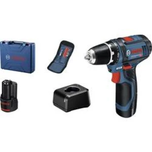 Bosch Professional GSR 12V-15, 060186810G aku vrtačka 12 V 2 akumulátory, kufřík