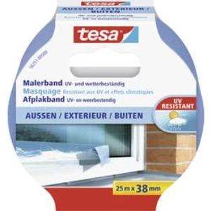 Krepová lepicí páska tesa PRECISION OUTDOOR 56251-00000-02, (d x š) 25 m x 38 mm, akrylát, modrá, 1 ks