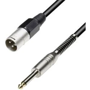 Kabel stereo jack (M) 6,3 mm / XLR (M), 3 m