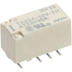 Signálové relé TX 2 A, 2x přep.kont., Print/SMD Panasonic TX2SA12 SMD, 140 mW, 2 A , 220 V 60 W