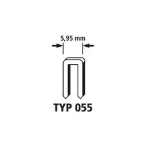 1200 úzké svorky 1200 ks Wolfcraft 7167000 Typ svorek 055