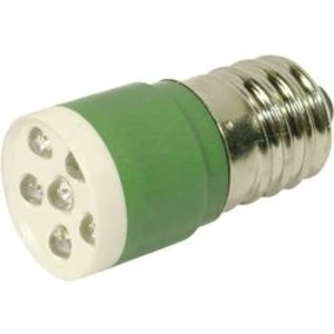 LED žárovka E14 CML, 18646351, 24 V, 3150 mcd, zelená