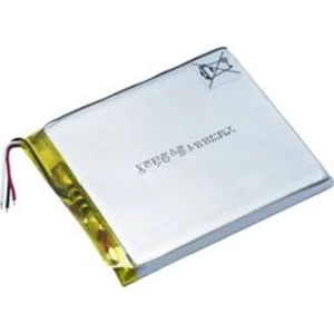 Speciální akumulátor Renata ICP606168PRT, Prismatisch , s kabelem, Li-Pol, 3.7 V, 2800 mAh