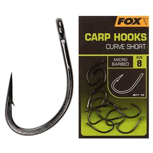 Fox háčky curve shank short 10 ks - velikost 6