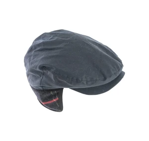 Barbour Zimná bekovka Barbour Cheviot Wax Cap - Navy