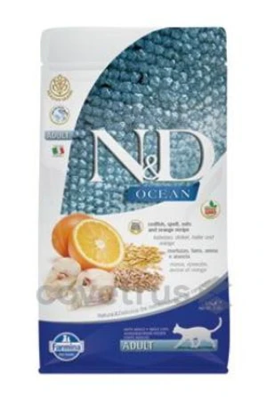 N&amp;D Ocean Cat Adult Codfish/Orange Low Grain - 10kg