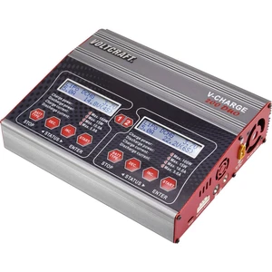 VOLTCRAFT V-Charge 200 Duo modelárska multifunkčná nabíjačka 12 V, 230 V 10 A olovo, NiMH, NiCd, LiPolymer, LiIon, LiHV,