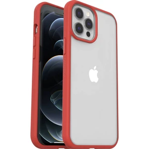 Otterbox React - ProPack BULK zadný kryt na mobil Apple iPhone 12 Pro Max červená, priehľadná