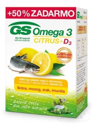 GS Omega 3 CITRUS + D3