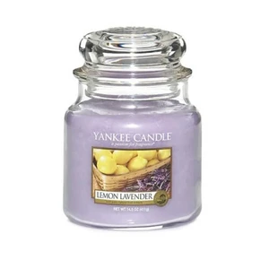 Yankee Candle Aromatická svíčka Classic střední Lemon Lavender 411 g