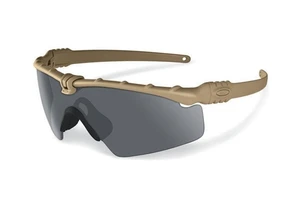 Střelecké brýle M-Frame 3.0 SI Oakley® – Kouřově šedé, Písková (Barva: Písková, Čočky: Kouřově šedé)