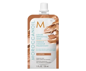 Tónujúca maska na vlasy Moroccanoil Color Depositing - Copper, 30 ml (CDBC30GL) + darček zadarmo