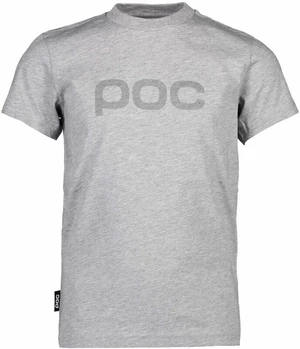 POC Tee Jr Grey Melange 160 Maillot de ciclismo