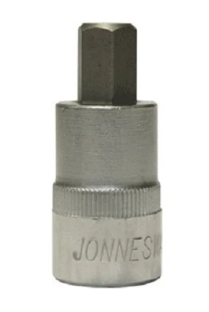 Zástrčné hlavice Imbus, 1/2", velikosti H4-H19, délka 55 mm - JONNESWAY Profil: Imbus, Velikost čtyřhranu: 1/2", Velikost: H8