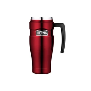 Thermos Style Vodotěsný termohrnek s madlem - červená 470 ml