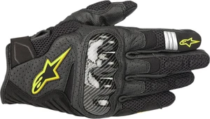 Alpinestars SMX-1 Air V2 Gloves Black/Yellow Fluo S Guanti da moto