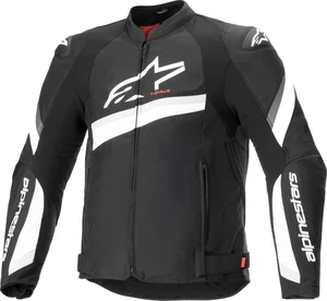 Alpinestars T-GP Plus V4 Jacket Black/White L Textilná bunda