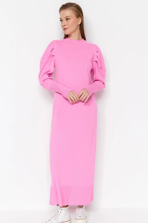 Trendyol Pink Unlined Plain Knitwear