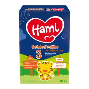 HAMI 3 Na dobrou noc batolecí mléko 600 g